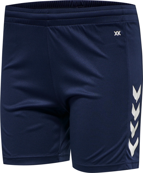 Damen Trainingsshort TSV BE - Hummel Core XK Poly Short - Marine